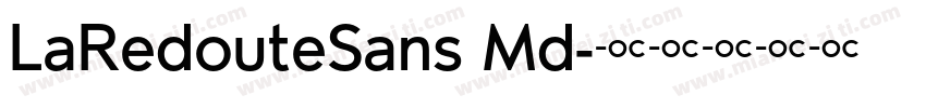 LaRedouteSans Md字体转换